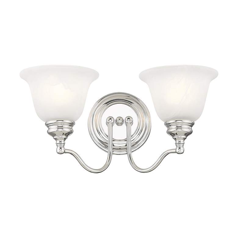 Image 5 Essex 15.25-in W 2-Light Chrome Arm Wall Sconce more views