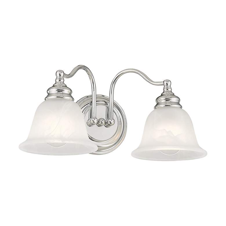 Image 6 Essex 15.25-in W 2-Light Chrome Arm Wall Sconce more views