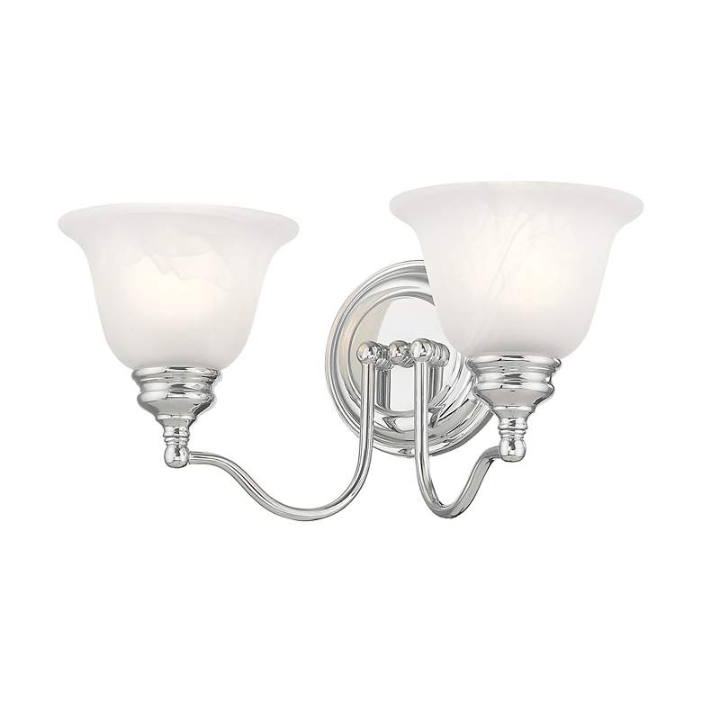 Image 7 Essex 15.25-in W 2-Light Chrome Arm Wall Sconce more views