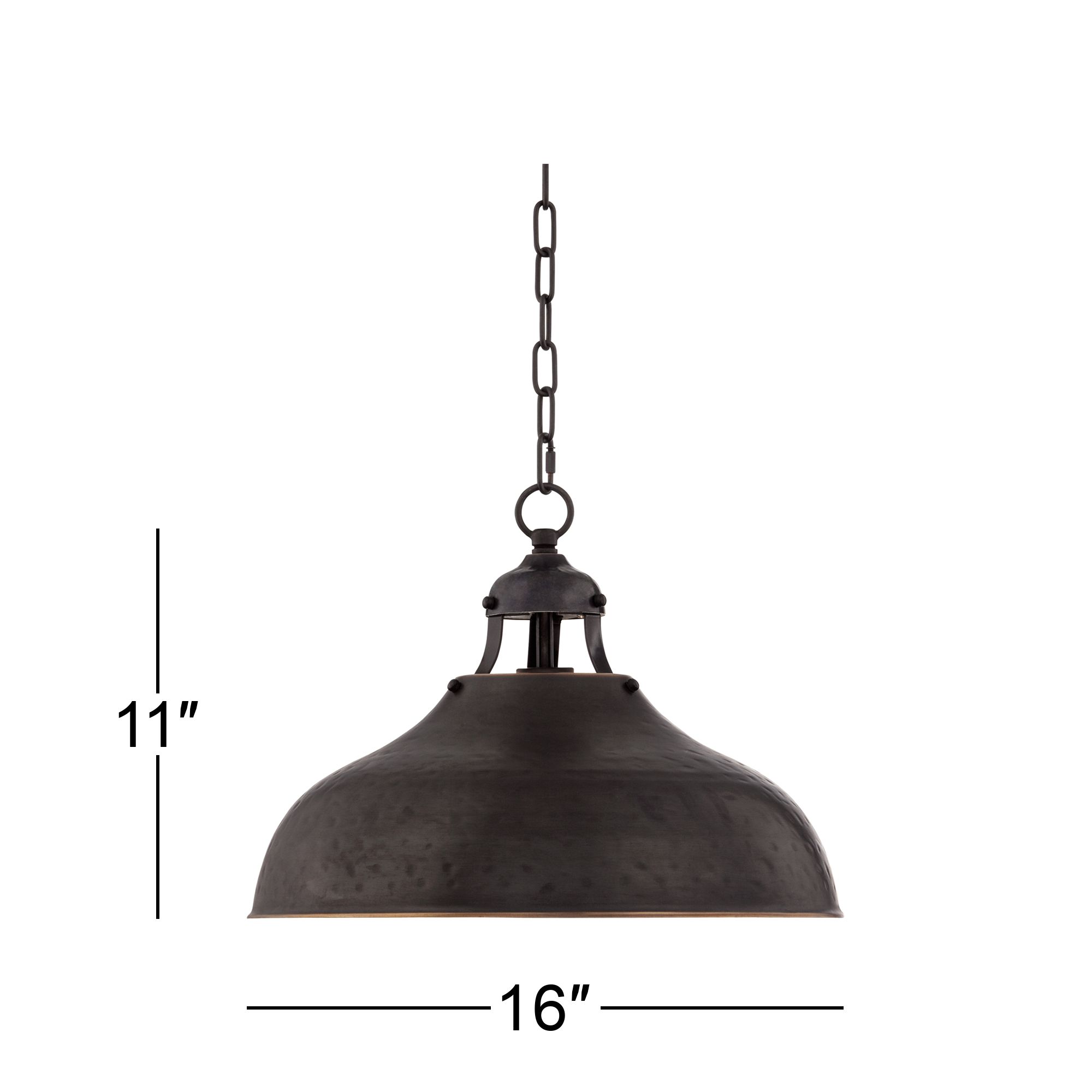 bronze metal pendant light