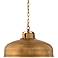 Essex 18" Wide Dyed Brass Metal Pendant Light