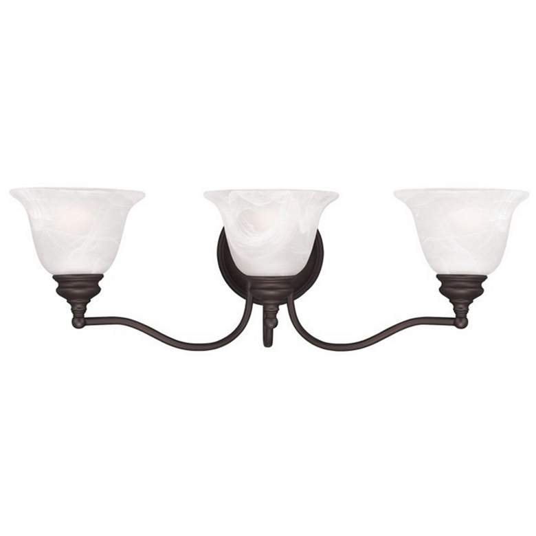 Image 1 Essex 24-in W 3-Light Bronze Arm Wall Sconce