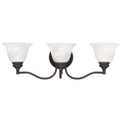 Essex 24-in W 3-Light Bronze Arm Wall Sconce