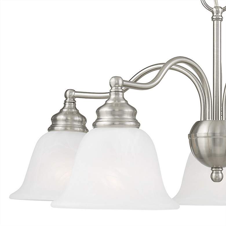 Image 4 Essex 24" Wide Brushed Nickel 5-Light Chandelier more views