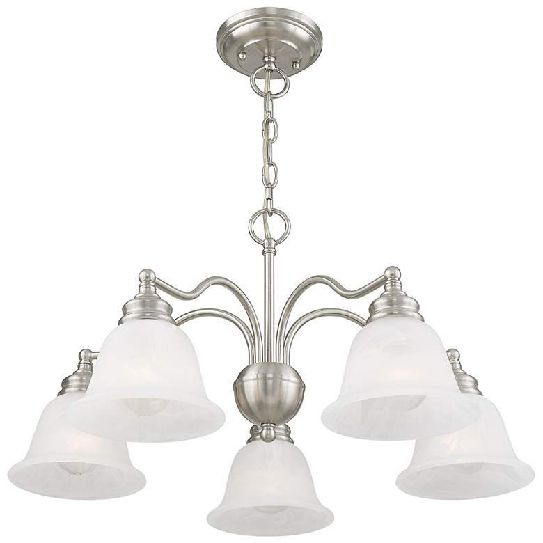 Image 7 Essex 24" Wide Brushed Nickel 5-Light Chandelier more views