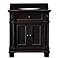 Essex 31" Wide Black Antique Single Sink Bathroom Vanity