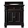 Essex 31" Wide Black Antique Single Sink Bathroom Vanity