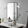 5_Essex 6.25-in W 1-Light Brushed Nickel Arm Wall Sconce more views