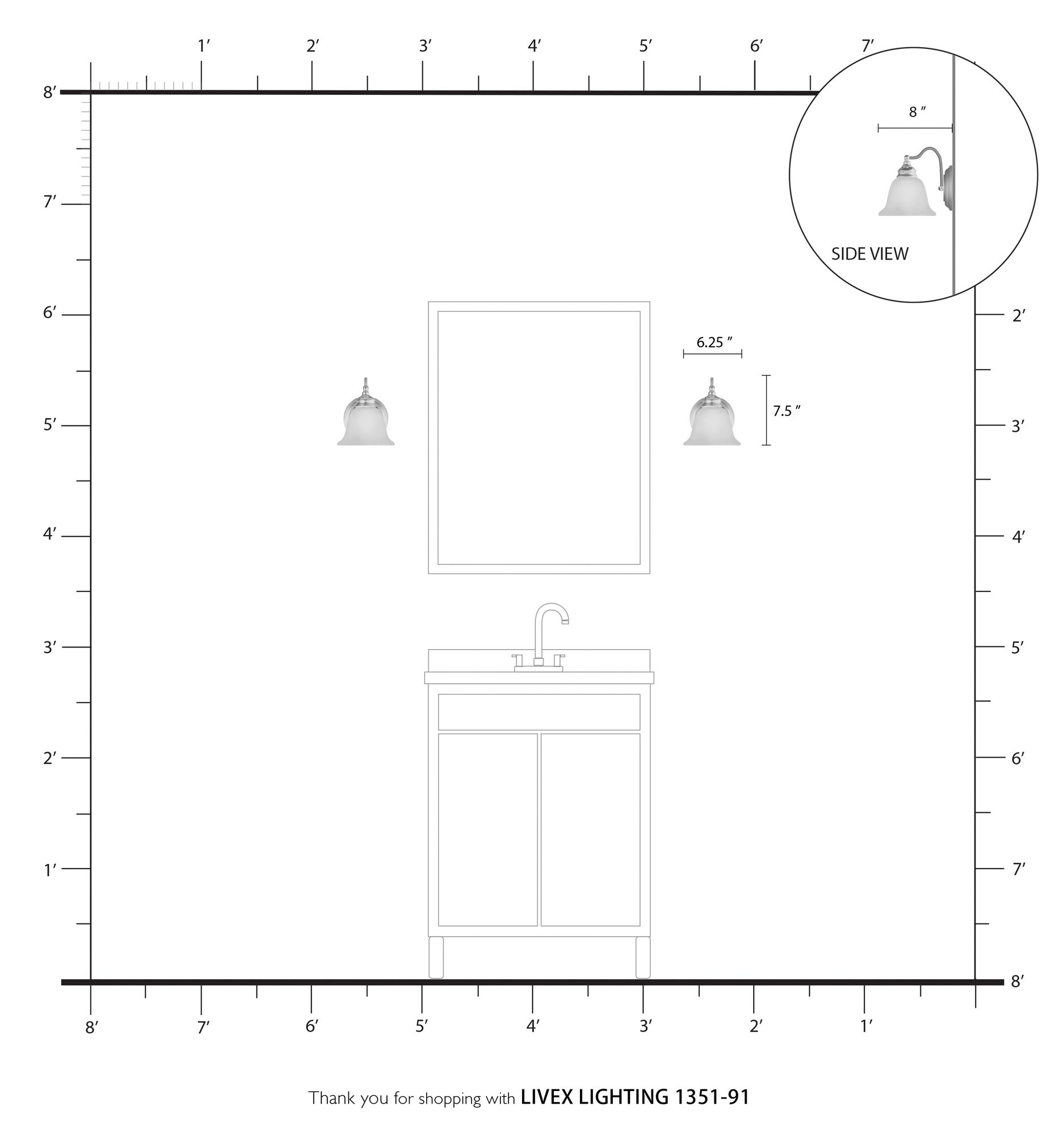 Essex 6.25-in W 1-Light Brushed Nickel Arm Wall Sconce