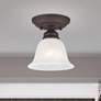 1_Essex 6 1/4" Wide Bronze Bell Ceiling Light
