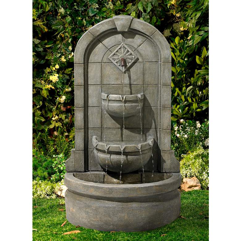 Image 1 Essex Spigot 41 1/2" High Three Tier Floor Fountain