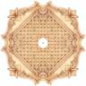 Essex Square 36" Wide Repositionable Ceiling Medallion