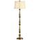 Essex Traditional Satin Brass Floor Lamp