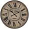 EST 1881 Old Town London 31 1/2" Round Wall Clock