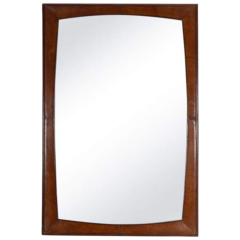 Image 1 Estaban Leather Mirror Small (Cognac)