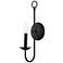 Estate 16" High Black Wall Sconce