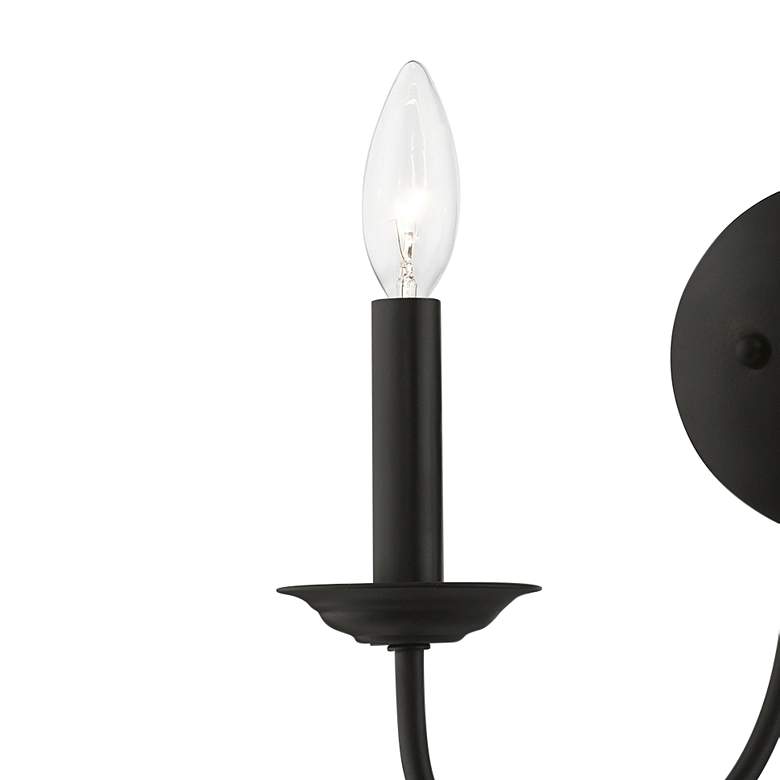 Image 3 Estate 17 1/4" High Black 2-Light Wall Sconce more views