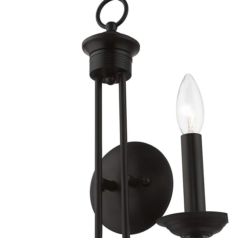 Image 4 Estate 17 1/4" High Black 2-Light Wall Sconce more views