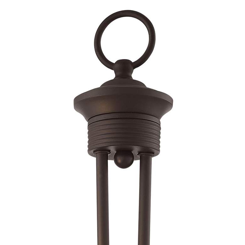 Image 3 Estate 17 1/4 inch High Bronze 2-Light Wall Sconce more views