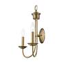 7_Estate 2 Light Antique Brass Double Sconce more views