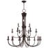 Estate 21 Light Bronze Foyer Chandelier