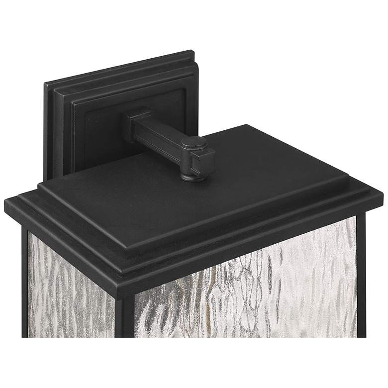 Image 4 Estate 24"H 4-Light Black Outdoor Wall Sconce w/ Rain Glassware Shade more views