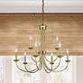 2_Estate 30" Wide Polished Brass 9-Light Chandelier