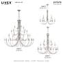 4_Estate 30"W Brushed Nickel 9-Light Candle Style Chandelier more views
