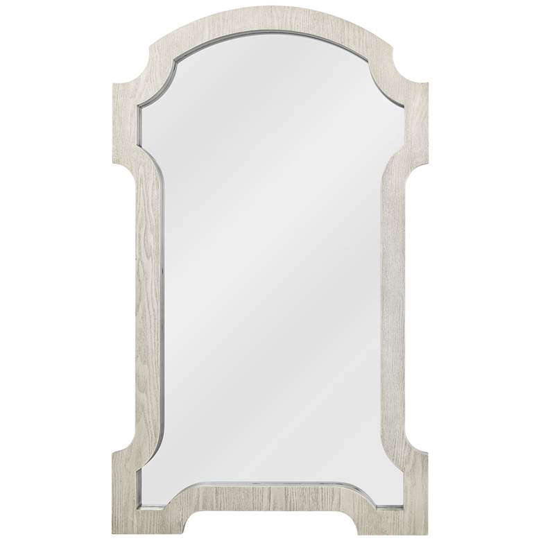 Image 1 Estate Gray Washed Wood 28 3/4 inch x 47 inch Wall Mirror