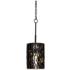 Estela 1-Lt Mini Pendant - Matte Black/French Gold
