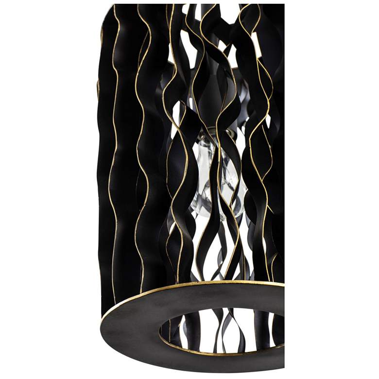Image 2 Estela 1-Lt Mini Pendant - Matte Black/French Gold more views