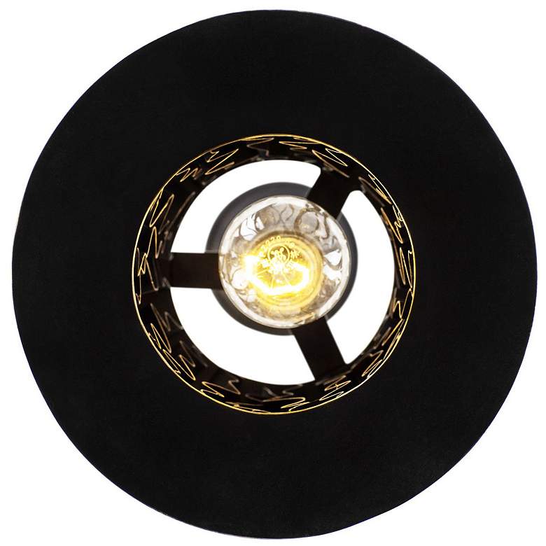Image 3 Estela 1-Lt Mini Pendant - Matte Black/French Gold more views