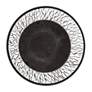 Thumbnail4 of Estela 30-in Round Wall Mirror - Matte Black/French Gold more views
