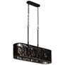 2_Estela 5-Lt Linear Pendant - Matte Black/French Gold more views