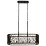 5_Estela 5-Lt Linear Pendant - Matte Black/French Gold more views
