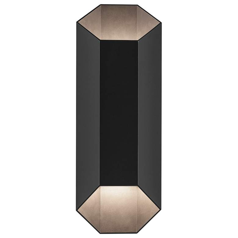 Image 6 Estella 16.5 inch LED 2-Light Outdoor Wall Light in Black more views