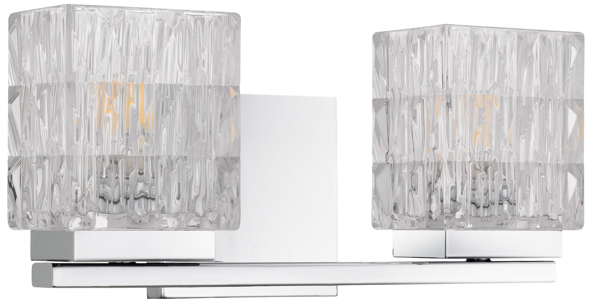 Image 3 Estelle 2-Light Polished Chrome Vanity Light more views