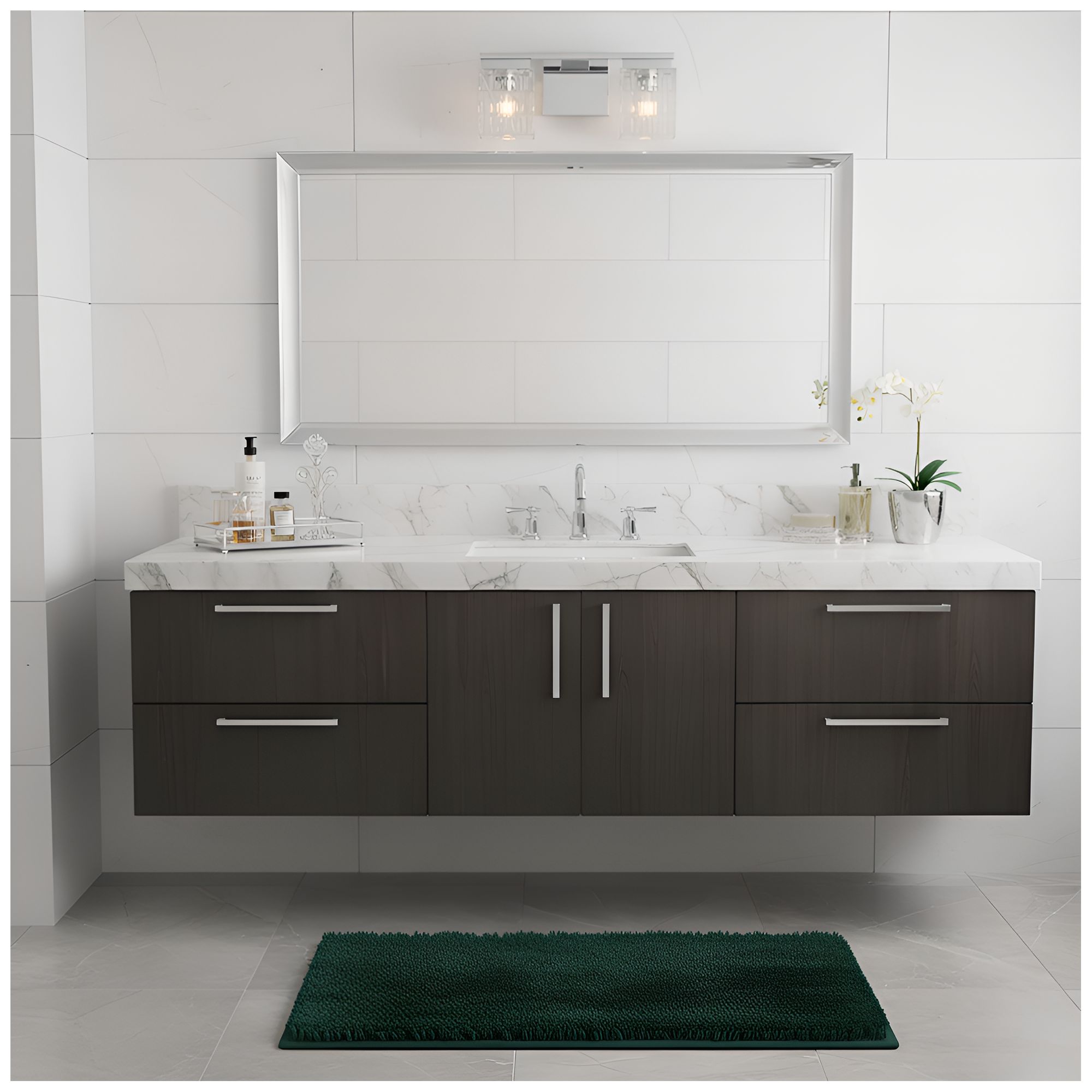 Image 7 Estelle 2-Light Polished Chrome Vanity Light more views