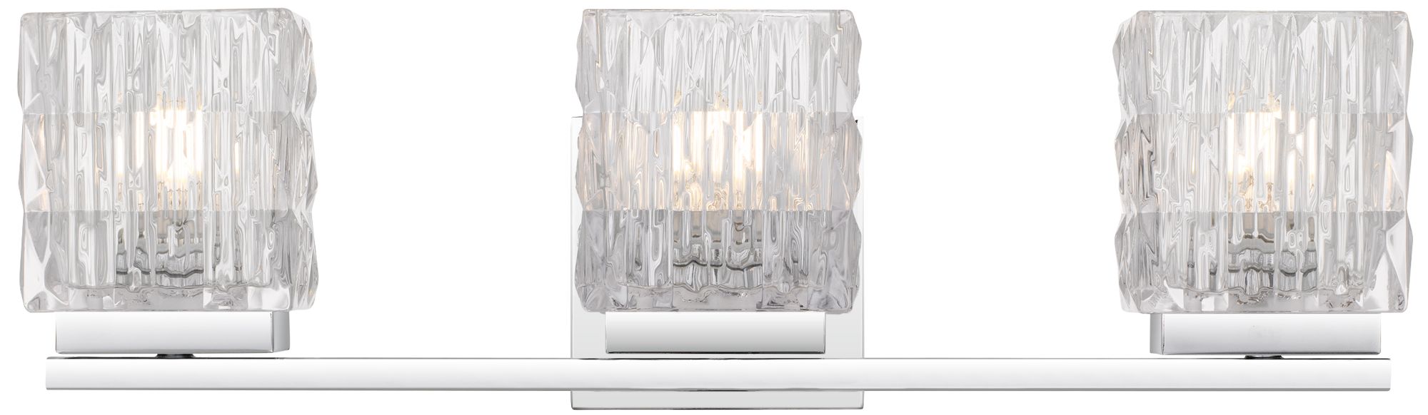 Image 4 Estelle 3-Light Polished Chrome Vanity Light more views