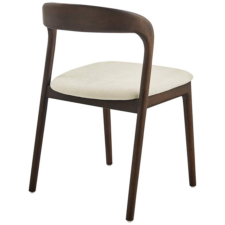 Image 7 Estelle Black Wood Side Chair with Fabric Seat more views