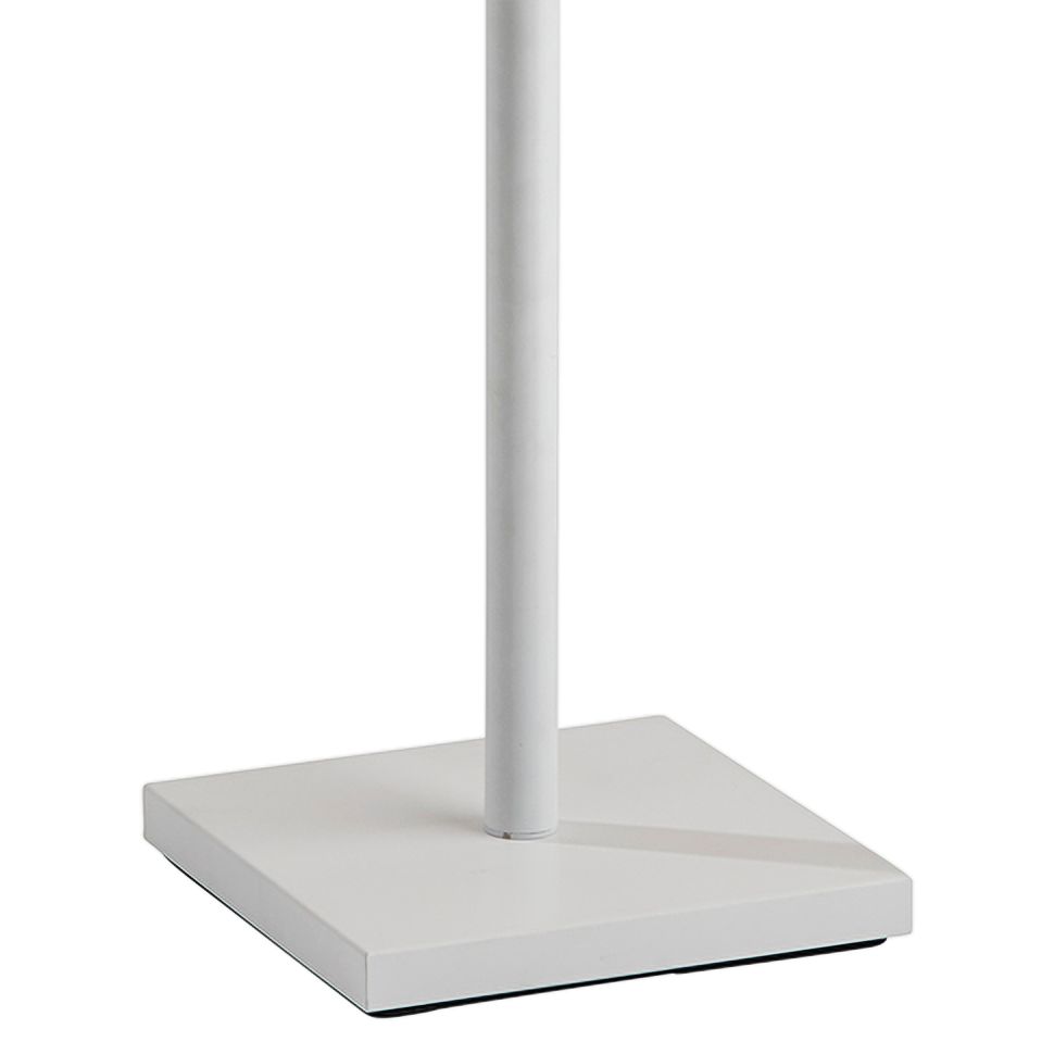 Image 4 Estelle Matte White Metal Floor Lamp more views