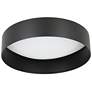 Ester LED Ceiling Light- Structured Black - White Acrylic Shade
