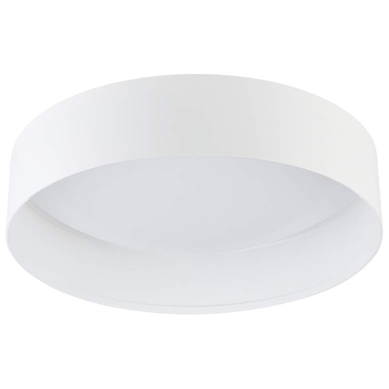 Image 1 Ester LED Ceiling Light- White Finish - White Acrylic Shade