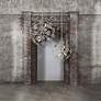 4_Esteracae 18"H x 18"W 6-Light Crystal Pendant in Antique Silver more views