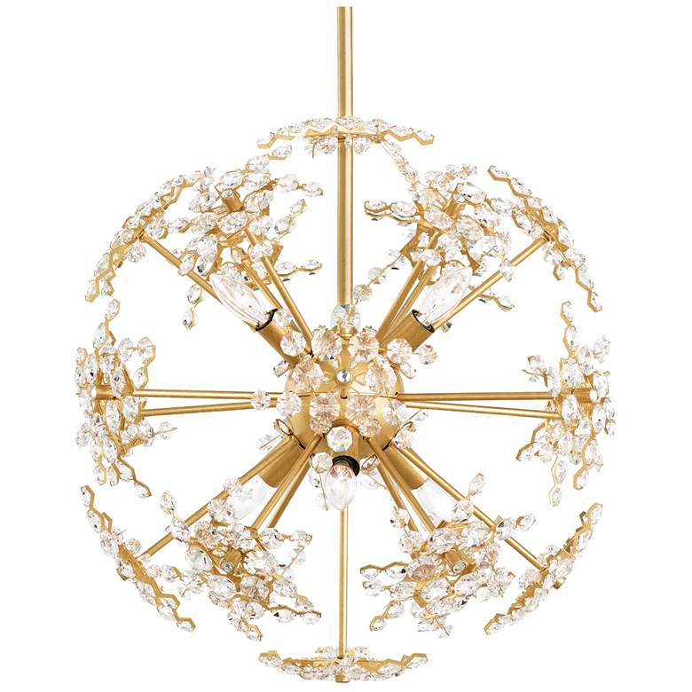 Image 1 Esteracae 18"H x 18"W 6-Light Crystal Pendant in Heirloom Gold