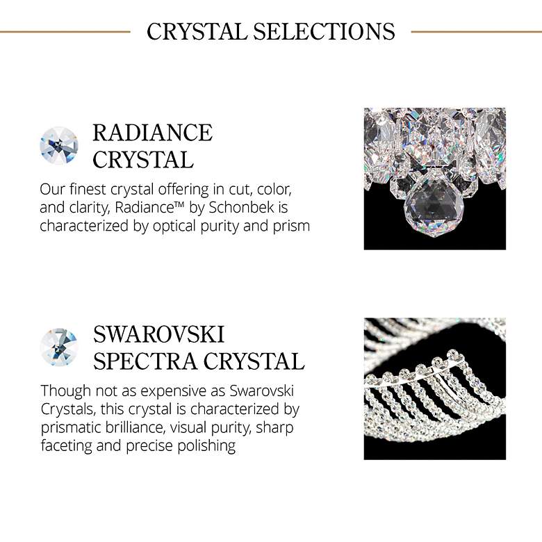 Image 3 Esteracae 24"H x 24"W 6-Light Crystal Pendant in Antique Silver more views