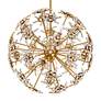 1_Esteracae 24"H x 24"W 6-Light Crystal Pendant in Heirloom Gold