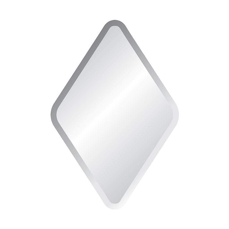 Image 1 Estero 27" x 34" Diamond Frameless Wall Mirror
