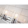 3_Estes 23" Wide Polished Chrome 3-Light Vanity Bath Light more views