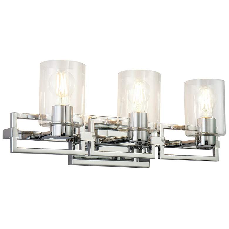 Image 1 Estes 3 Light Bath Vanity In Polished Chrome